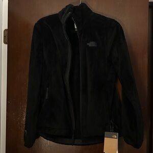 The North Face Jet Black Full-Zip Soft Fleece